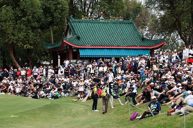 지난 3월 홍콩 골프클럽에서 LIV 골프 홍콩 대회가 열리고 있다. 게티이미지코리아