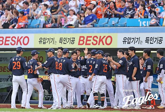 ▲ 한화는 약점이었던 타격까지 9월 들어 폭발하며 포스트시즌 기대감을 키우고 있다 ⓒ한화이글스