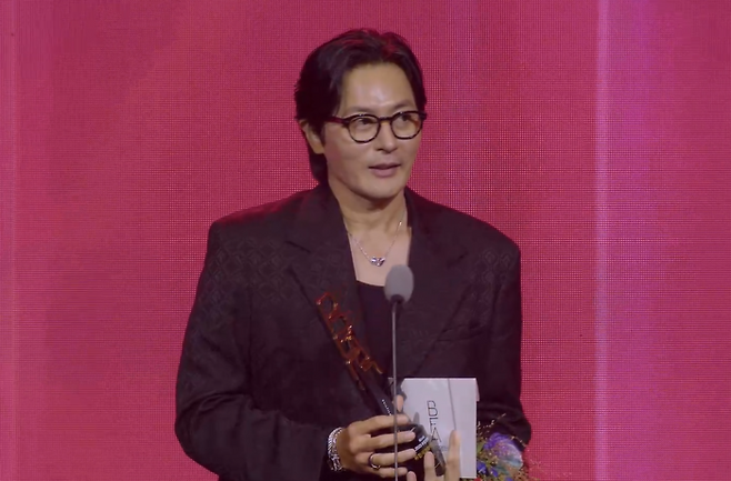 장동건. 사진|부일영화상 영상 캡처