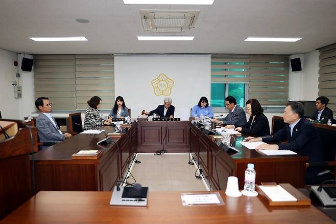 진안군의회 송전선로 특위 논의 [진안군의회 제공. 재판매 및 DB 금지]