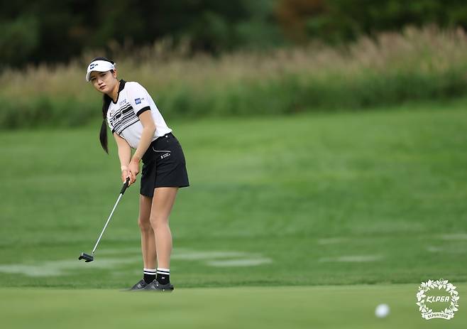 박혜준의 퍼트. [KLPGA 제공. 재판매 및 DB 금지]