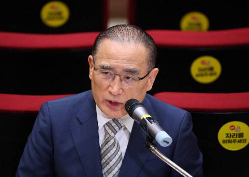 위성락 국가안보실장이 19일 용산 대통령실에서 이재명 대통령 UN 총회 순방 일정 관련 브리핑을 하고 있다. (사진=연합뉴스)