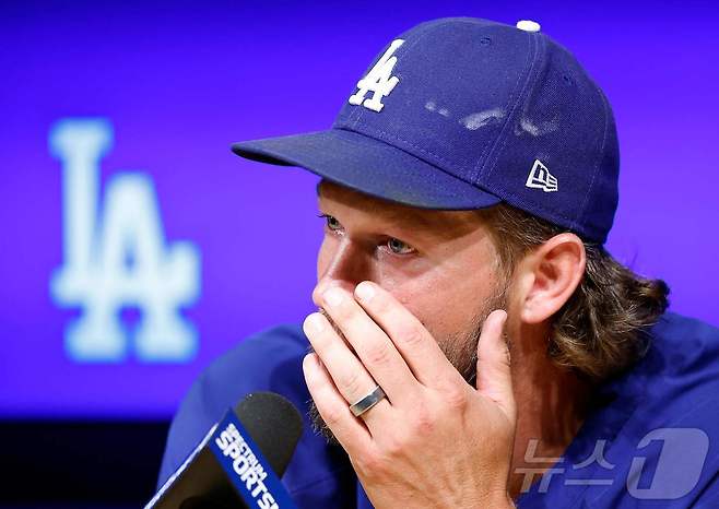 현역 은퇴를 선언한 클레이튼 커쇼(LA 다저스). ⓒ AFP=뉴스1