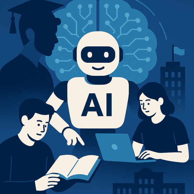 인공지능(AI) 기업들이 대학생들의 학습부터 사회 진출까지 전 과정을 파고드는 맞춤형 서비스로 미래 핵심 소비자층 선점에 나서고 있다. (사진=챗GPT 이미지 생성기)