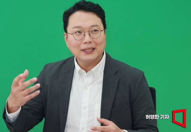 천하람 개혁신당 원내대표가 아시아경제 소종섭의 시사쇼에 출연해 소종섭 스페셜리스트와 인터뷰하고 있다. 허영한 기자