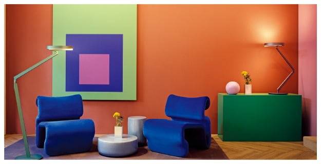 18가지 색상을 조명에 적용할 수 있도록 고안한 독일 브랜드 오키오의 프로젝트.  /오키오 제공