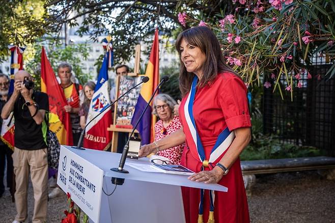 안 이달고 파리 시장. /사진=EPA