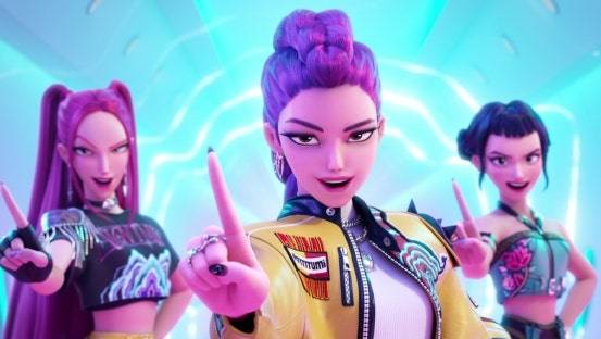 <케이팝 데몬 헌터스> 스틸컷. 넷플릭스