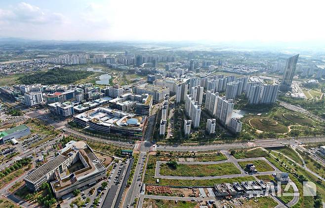 [나주=뉴시스] 광주전남공동(나주)혁신도시 전경. (사진=나주시 제공) photo@newsis.com *재판매 및 DB 금지
