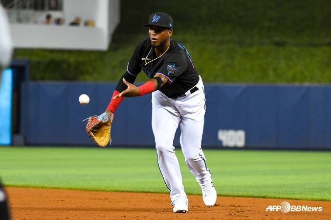 2021시즌 마이애미 소속이었던 디아즈. /AFPBBNews=뉴스1