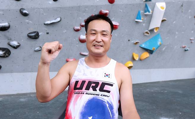 파라클라이밍 세계선수권에 출전하는 조해성 [대한장애인체육회 제공. 재판매 및 DB 금지]