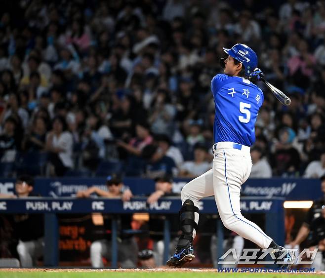 8회 터진 구자욱의 동점 솔로포의 순간