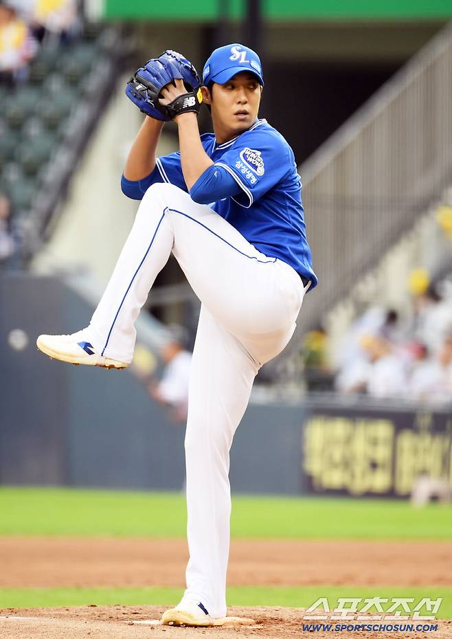 20일 잠실구장에서 열린 LG 트윈스와 삼성 라이온즈의 경기. 삼성 원태인이 역투하고 있다. 잠실=박재만 기자 pjm@sportschosun.com/2025.09.20/