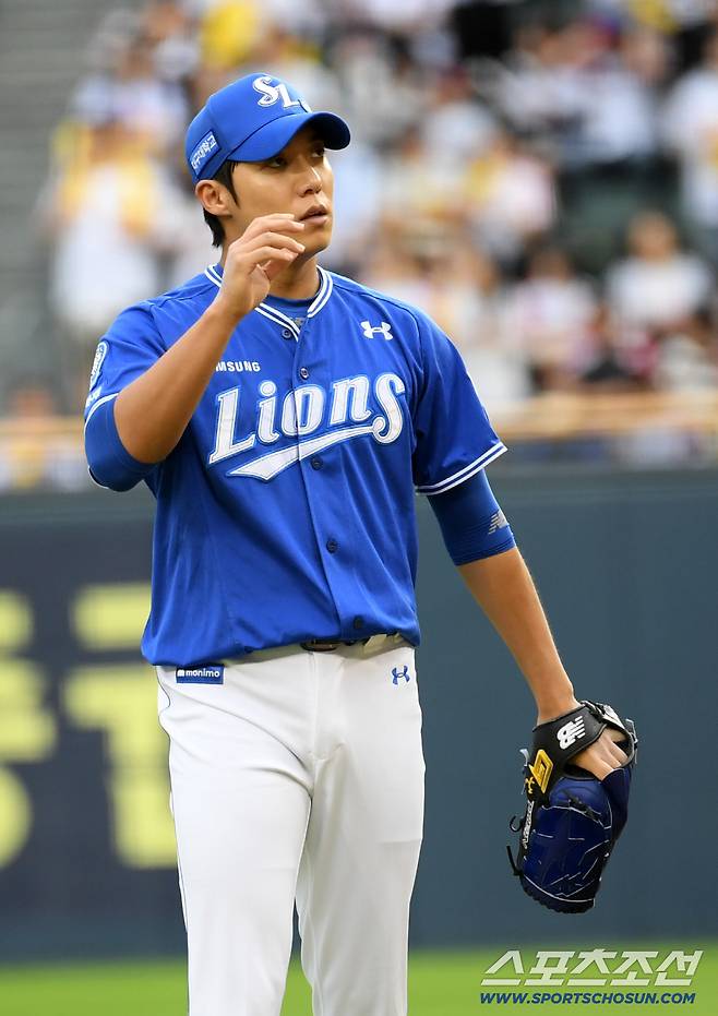 20일 잠실구장에서 열린 LG 트윈스와 삼성 라이온즈의 경기. 삼성 원태인이 역투하고 있다. 잠실=박재만 기자 pjm@sportschosun.com/2025.09.20/