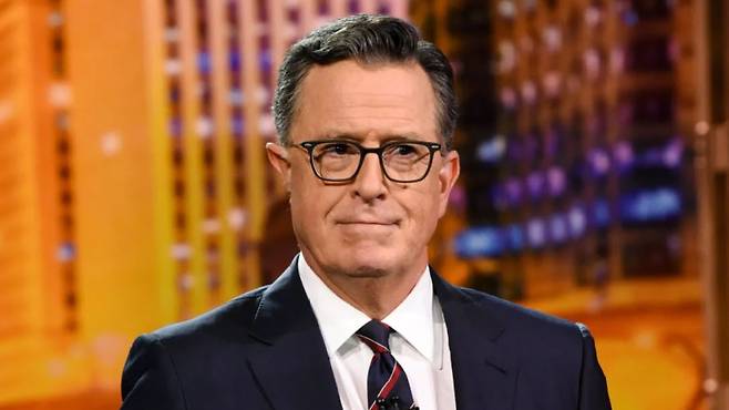 미국 인기 토크쇼 ‘더 레이트 쇼 위드 스티븐 콜베어’ 진행자 스티븐 콜베어. /CBS