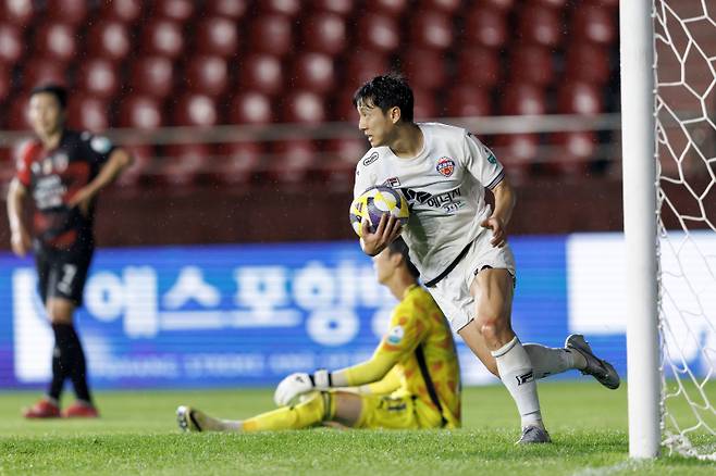 포항전에서 득점한 남태희.&nbsp; &nbsp;사진=프로축구연맹 제공&nbsp;