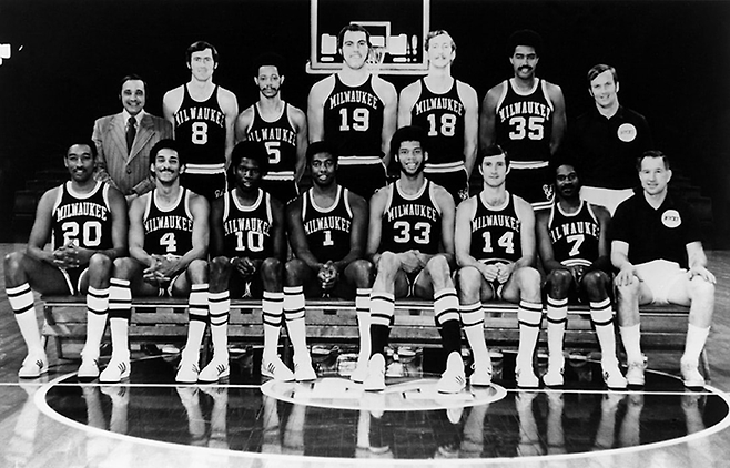 1971년, 창단 3년만에 우승을 차지한 밀워키 벅스