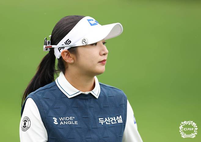 1타 차 선두로 3라운드를 맞게 된 박혜준. [사진=KLPGA]