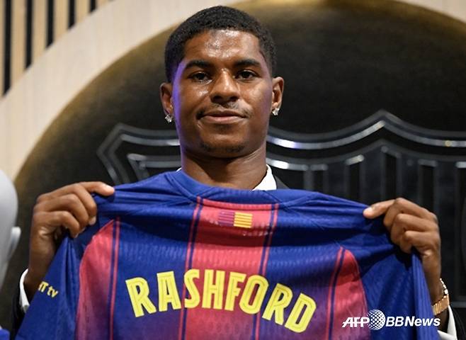 바르셀로나 공격수 마커스 래시포드. /AFPBBNews=뉴스1