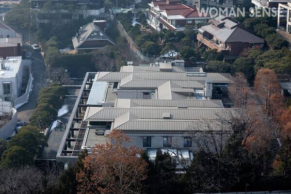 이명희 총괄회장과 아들 정용진 회장이 예전에 살았던 집을 철거한 후 2017년에 새로 지은 한남동 단독주택.&nbsp; 사진=임준선 기자(이오이미지)