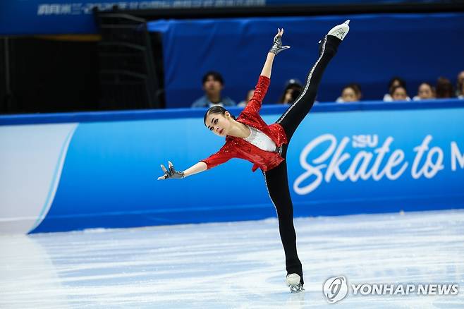 피겨스케이팅 여자 싱글 러시아 출신 개인중립선수 아델리아 페트로시안 [EPA=연합뉴스]