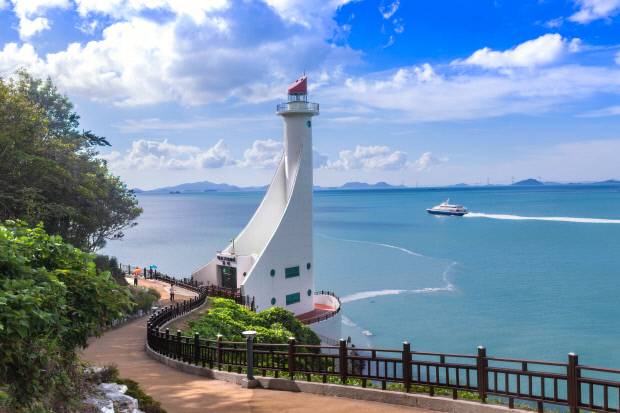 해남 목포구등대 전경.