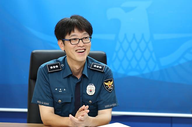 배병호 종로경찰서 경비과장이 11일 서울 종로경찰서에서 뉴스1과 인터뷰를 하고 있다. ⓒ News1 민경석 기자