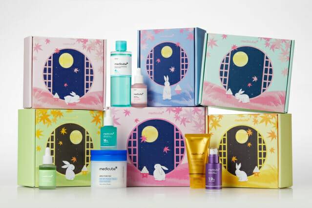 메디큐브 큐텐 재팬 달빛 스킨케어 세트 제품 사진