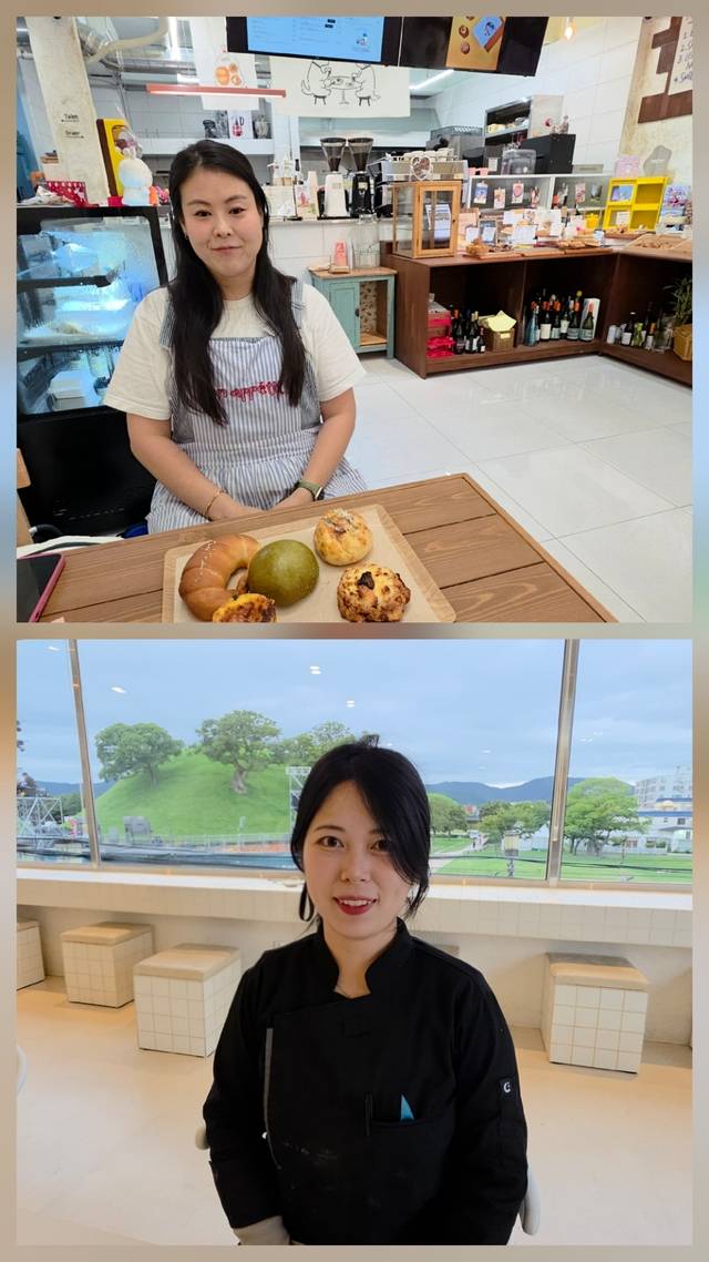 경주시 금리단길에서 각각 카페를 운영하고 있는 장성희(위) 대표,  이수빈 사장.  [사진= 김수연 기자]