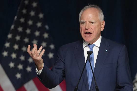 팀 월즈 미네소타 주지사. AP=연합뉴스