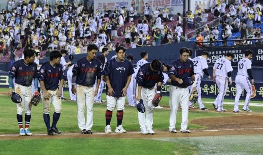 롯데 선수단. 사진[연합뉴스]