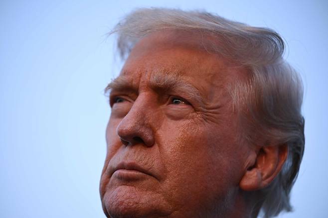 도널드 트럼프 미국 대통령 모습 [AFP]