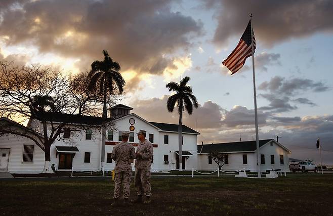 지난 2009년 10월 쿠바 관타나모 만에 있는 미 해군 기지. [게티이미지]