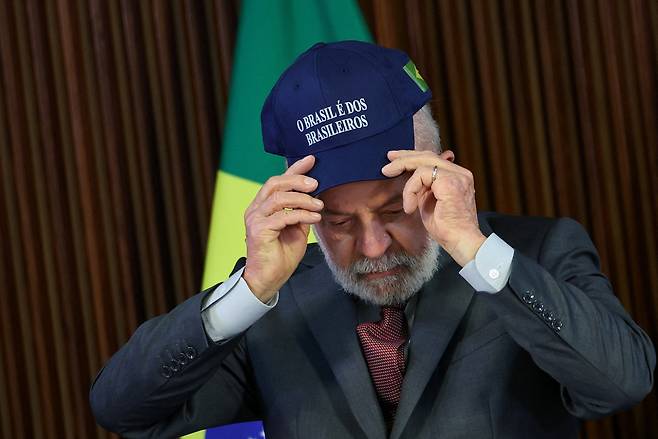 루이스 이나시우 룰라 다시우바 브라질 대통령. [로이터]