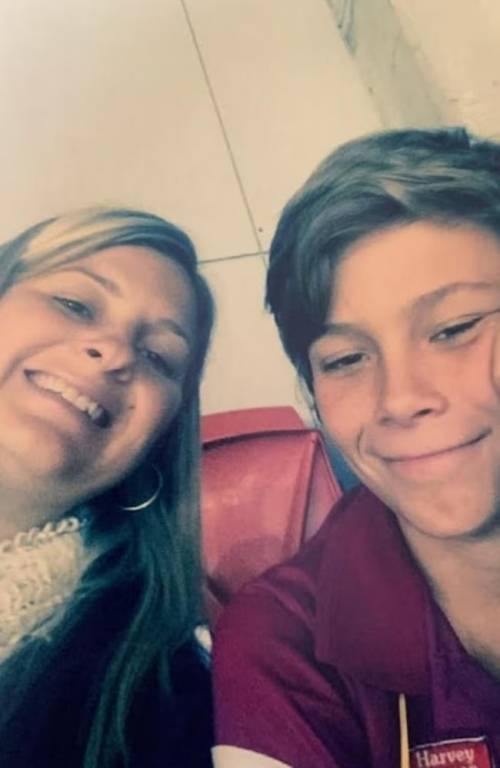 인도네시아 발리에서 숨진 바이런 해도우(오른쪽)와 모친. 유족 제공