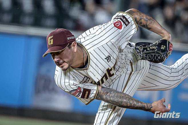 롯데 빈스 벨라스케즈. 롯데 자이언츠 제공