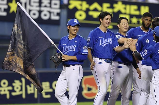 ▲ 이재현(왼쪽) ⓒ 삼성 라이온즈