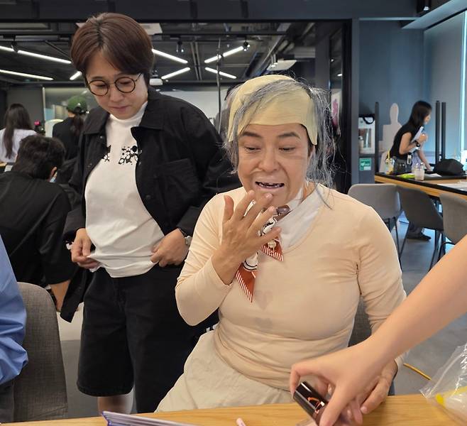 송은이(왼쪽)와 조혜련. 사진 | 안영미 SNS