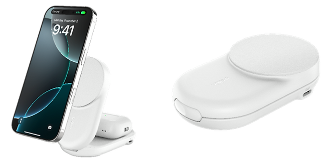 울트라차지 2-in-1 접이식 마그네틱 충전기(WIZ039). 벨킨 제공