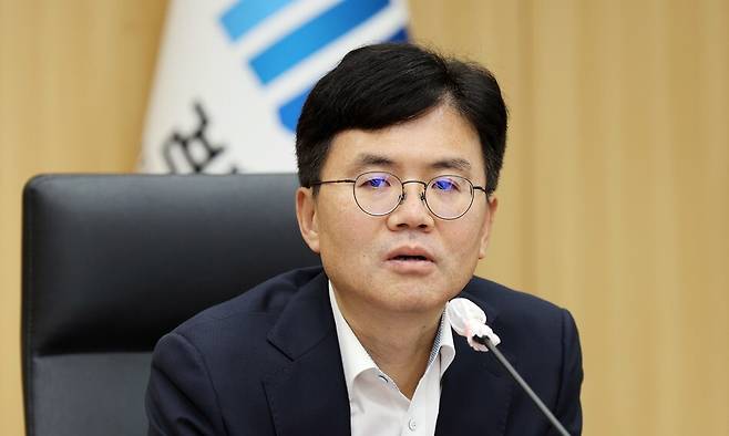 신대경 전주지검장이 22일 전주지검 청사에서 열린 간담회에서 발언하고 있다. 연합뉴스