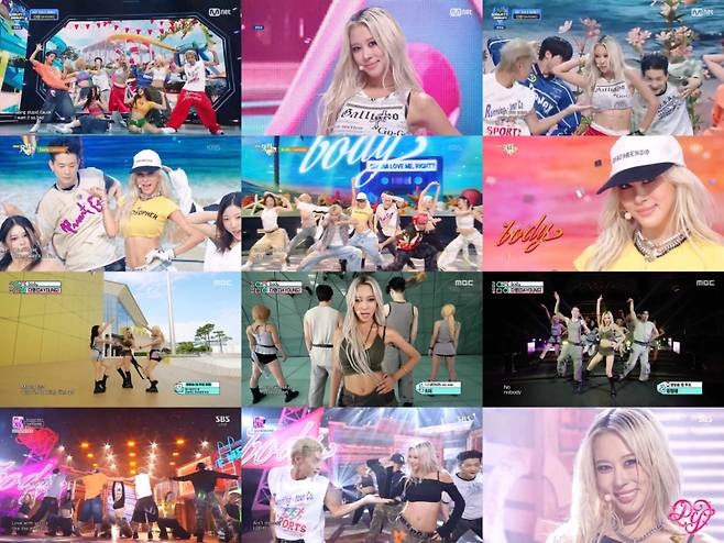 사진=Mnet ‘엠카운트다운’, KBS2 ‘뮤직뱅크', MBC ‘쇼! 음악중심’, SBS ‘인기가요’ 방송 화면 캡처.