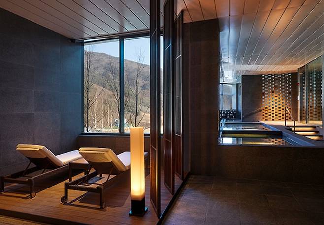 파크로쉬 리조트앤웰니스의 사우나. (호텔스닷컴 제공)