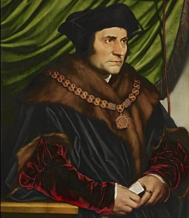 ▲ 영국의 법률가, 사상가, 정치가 그리고 기독교 성인으로 평가받고 있는 ‘유토피아’의 저자토마스 모어.