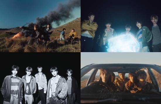 코르티스(CORTIS)가 시간을 역행하는 독특한 뮤직비디오를 선보였다.