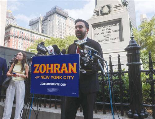조란 맘다니 민주당 뉴욕시장 후보. (AFP=연합뉴스)