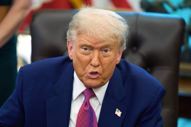 도널드 트럼프 미국 대통령. [AP]