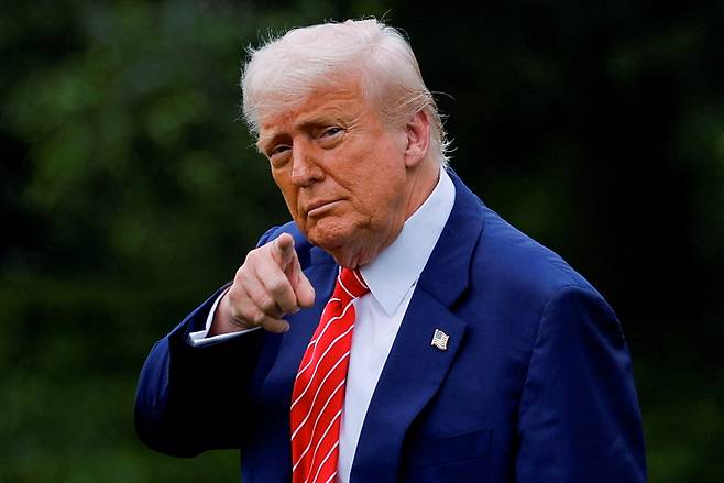 도널드 트럼프 미국 대통령 [로이터]