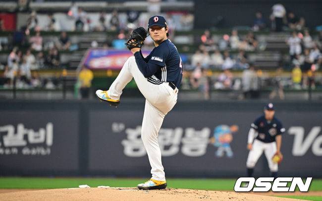 [OSEN=조은정 기자] 두산 곽빈. 2025.09.09 /cej@osen.co.kr