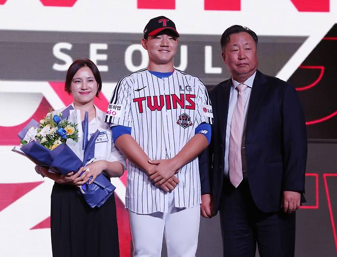 ▲ 또 하나의 대박 기대주로 뽑히는 2026년 1라운드 지명자 양우진 ⓒ연합뉴스