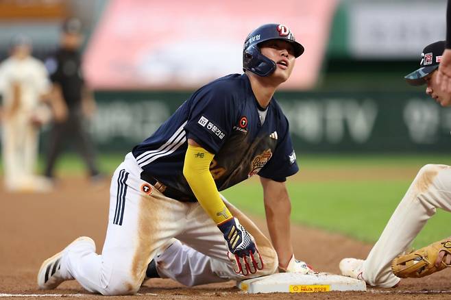 두산 베어스 외야수 홍성호. /사진=두산 베어스 제공